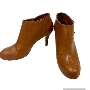 Bonnibel caramel high heel booties size 10